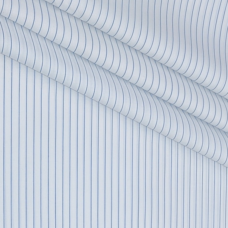 Shirt Fabric Donear Premium Giza Cotton Lining Colour Blue N White