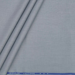 Shirt Fabric Donear Premium Giza Cotton Pin Check Colour Light Grey