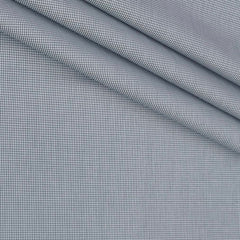 Shirt Fabric Donear Premium Giza Cotton Pin Check Colour Light Grey