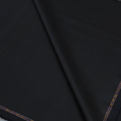 Trouser Fabric Reid & Taylor Super Fine Giza Cotton Textured Color Bluish Black