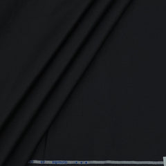 Trouser Fabric Raymond Pure Cotton Textured Color Black