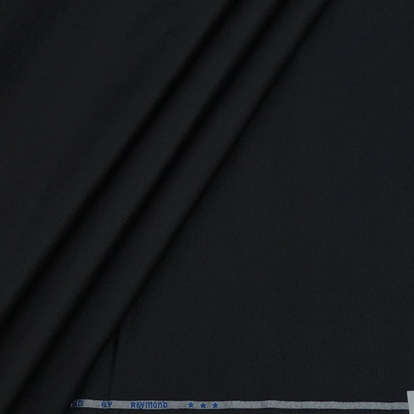 Trouser Fabric Raymond Pure Cotton Textured Color Black