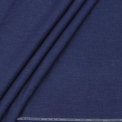 Jeans Fabric Raymond Men’s Cotton Denim Unstitched Stretchable Fabric Colour Denim Blue