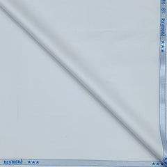 Trouser Fabric Raymond Poly Viscose Plain Colour White