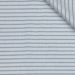 Trouser Fabric Raymond Poly Cotton Linen Look Lining  Colour Grey N White