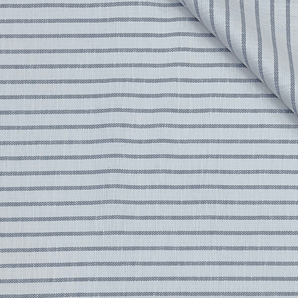 Trouser Fabric Raymond Poly Cotton Linen Look Lining  Colour Grey N White