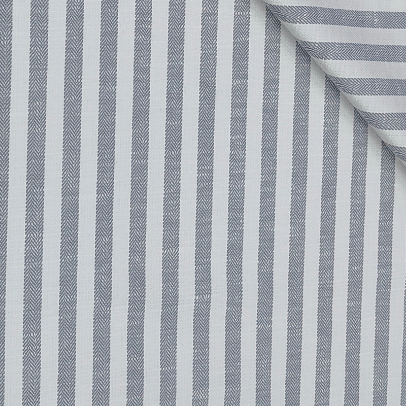 Trouser Fabric Raymond Poly Cotton Linen Look Patta Lining  Colour Grey N White
