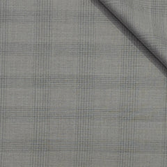 Trouser Fabric Raymond Poly Viscose Mild Check Colour Dusty Brown