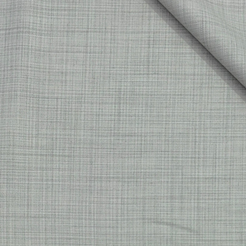 Trouser Fabric Raymond Poly Viscose Mix Check Colour Ash Brown