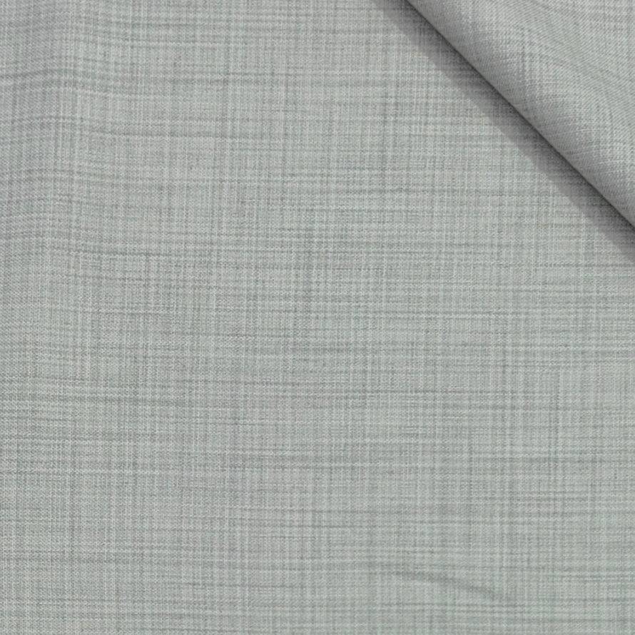 Trouser Fabric Raymond Poly Viscose Mix Check Colour Ash Brown