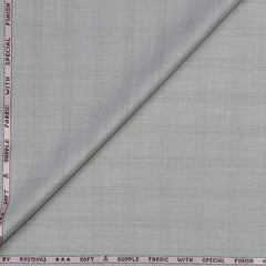 Trouser Fabric Raymond Poly Viscose Mild Check Colour Lavender Brown