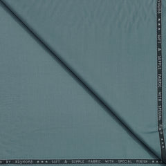 Trouser Fabric Raymond Poly Viscose Plain Colour Iceberg Green