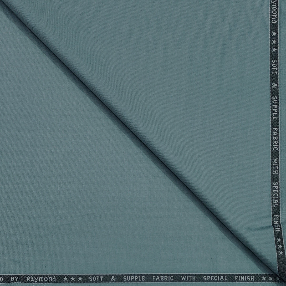 Trouser Fabric Raymond Poly Viscose Plain Colour Iceberg Green