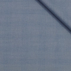 Trouser Fabric Raymond Poly Viscose Mild Check Colour Pigeon Blue