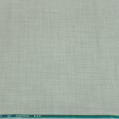 Trouser Fabric Raymond Poly Viscose Mix Check Colour Dim Green