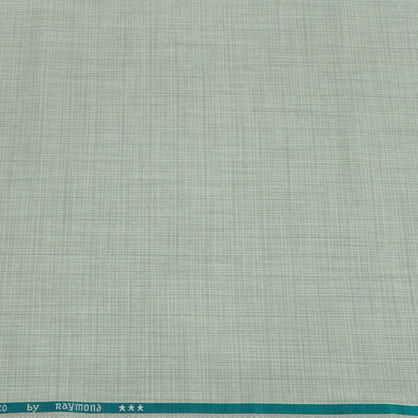 Trouser Fabric Raymond Poly Viscose Mix Check Colour Dim Green
