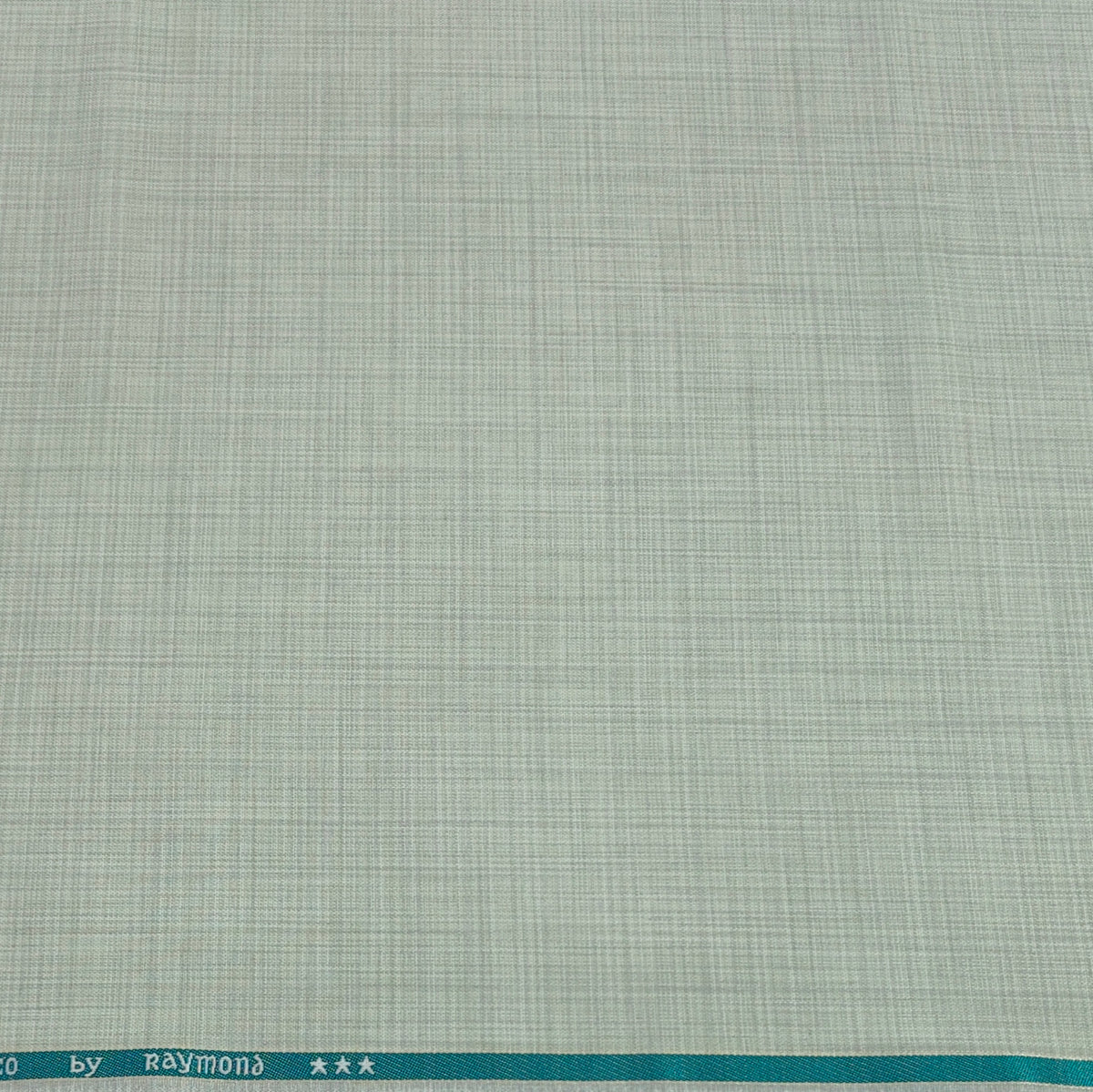 Trouser Fabric Raymond Poly Viscose Mix Check Colour Dim Green