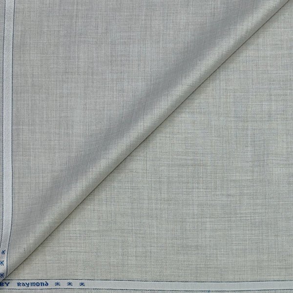 Trouser Fabric Raymond Poly Viscose Mix Check Colour Ash Brown