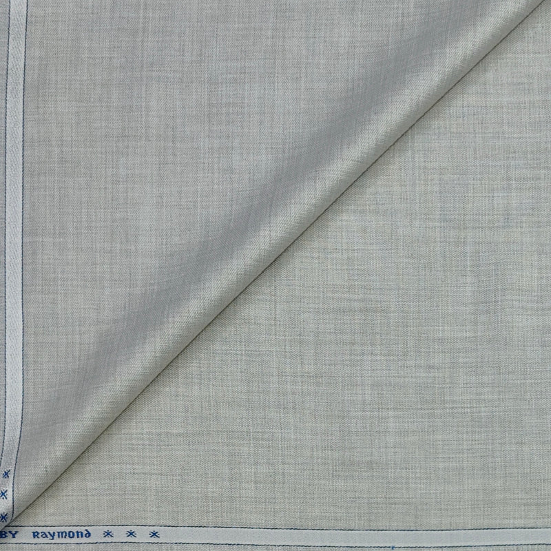 Trouser Fabric Raymond Poly Viscose Mix Check Colour Ash Brown