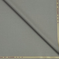 Trouser Fabric Raymond Poly Viscose Textured Colour Greyish Brown