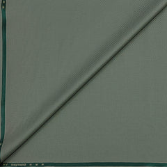 Trouser Fabric Raymond Poly Viscose ZigZag Colour Swamp Green
