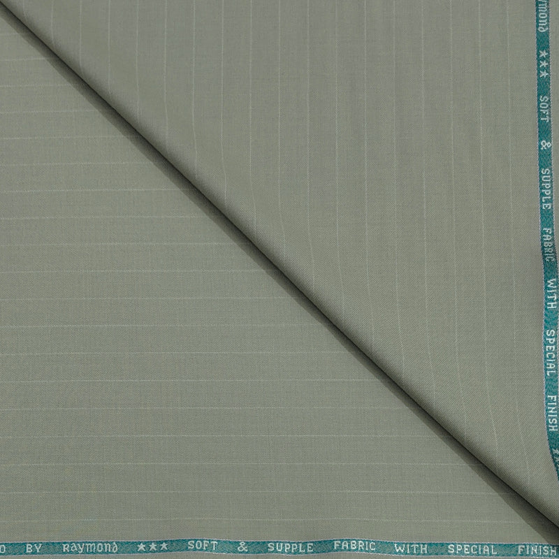 Trouser Fabric Raymond Poly Viscose Lining Colour Gin Green