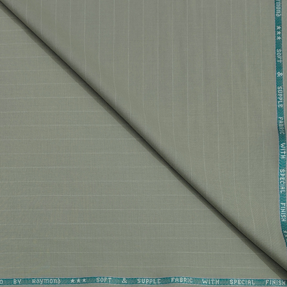 Trouser Fabric Raymond Poly Viscose Lining Colour Gin Green