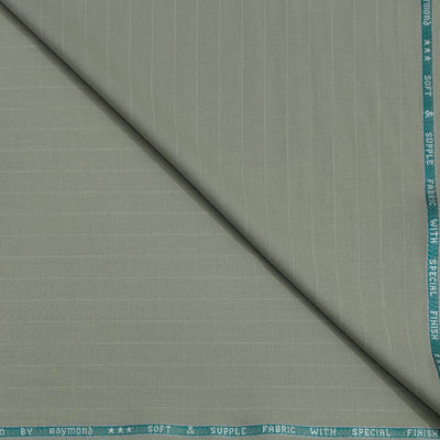 Trouser Fabric Raymond Poly Viscose Lining Colour Gin Green