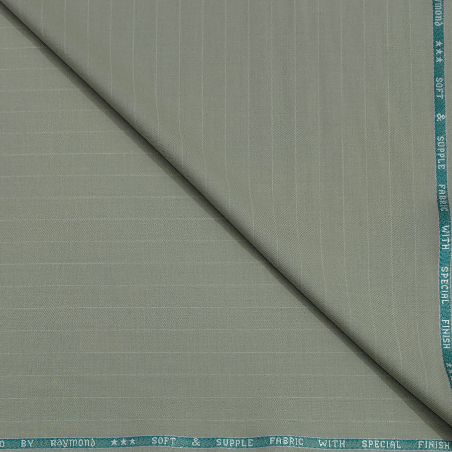 Trouser Fabric Raymond Poly Viscose Lining Colour Gin Green
