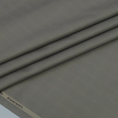 Trouser Fabric Siyaram Poly Viscose Check Colour Dull Brown