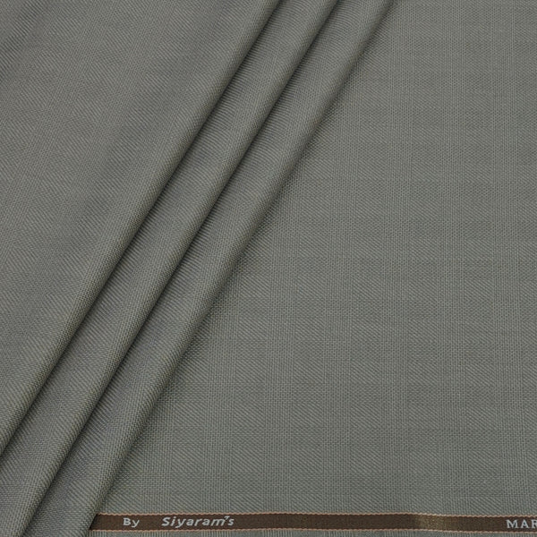 Trouser Fabric Siyaram Poly Viscose Mild Check Colour Dusty Brown