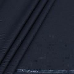 Trouser Fabric Siyaram Poly Viscose Dobby Colour Midnight Blue