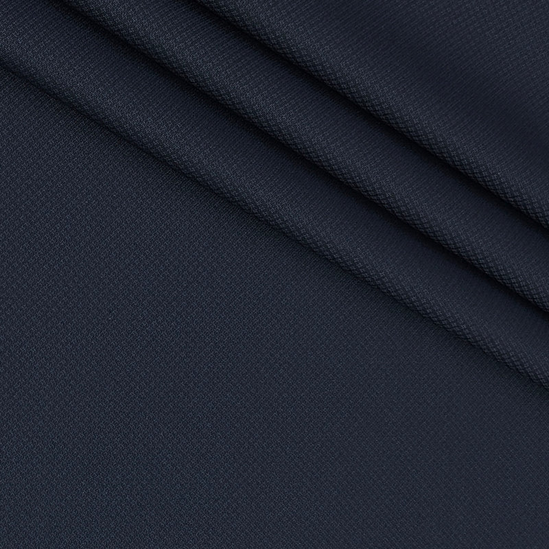 Trouser Fabric Siyaram Poly Viscose Dobby Colour Midnight Blue