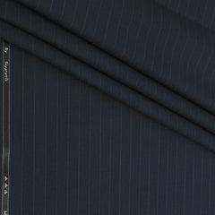 Trouser Fabric Siyaram Poly Viscose Broad Lining Colour Dark Blue