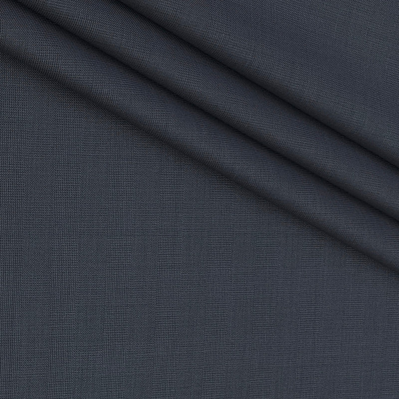 Trouser Fabric Siyaram Poly Viscose Mild Check Colour Lava Grey