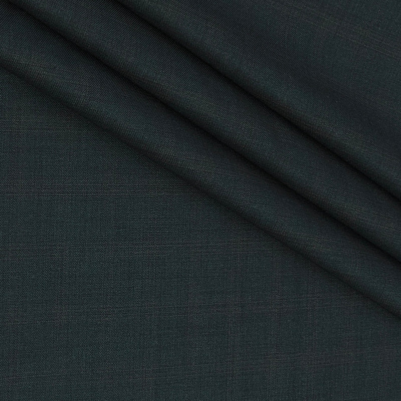 Trouser Fabric Siyaram Poly Viscose Mild Check Colour Hunter Green