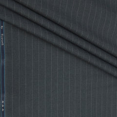 Trouser Fabric Siyaram Poly Viscose Broad Lining Colour Grey