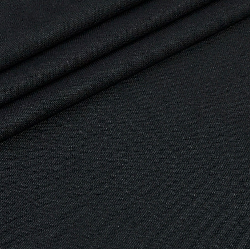 Trouser Fabric Siyaram Poly Viscose Textured Colour Black