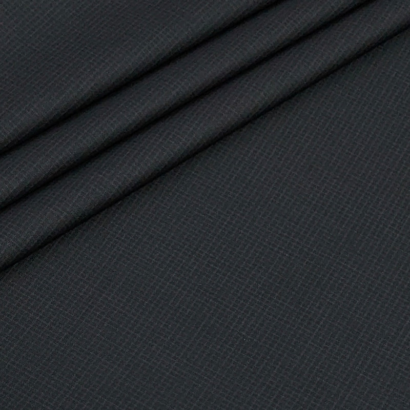 Trouser Fabric Siyaram Stretchable Poly Viscose Pin Check Colour Blackish Grey