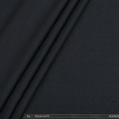 Trouser Fabric Siyaram Poly Viscose Check Colour Steel Grey N Blue