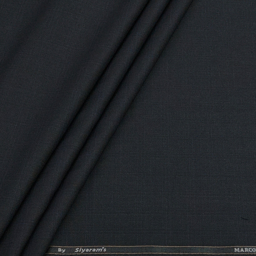 Trouser Fabric Siyaram Poly Viscose Check Colour Steel Grey N Blue