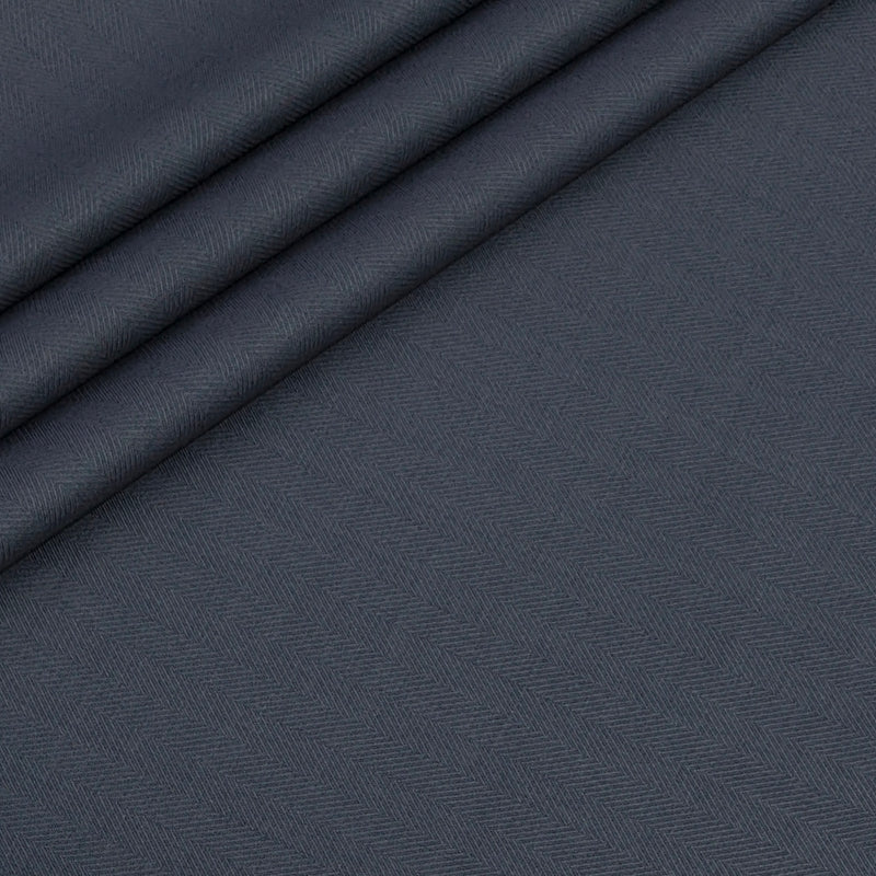 Trouser Fabric Siyaram Poly Viscose Herringbone Colour Light Bluish Grey