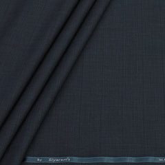 Trouser Fabric Siyaram Poly Viscose Broad Check Colour Bluish Grey