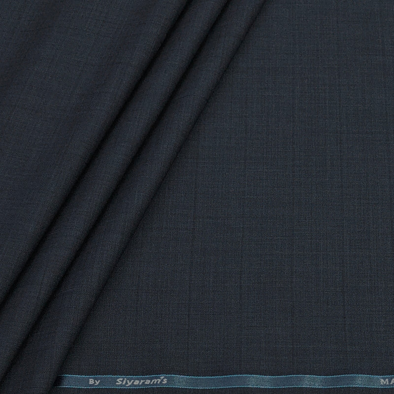 Trouser Fabric Siyaram Poly Viscose Broad Check Colour Bluish Grey