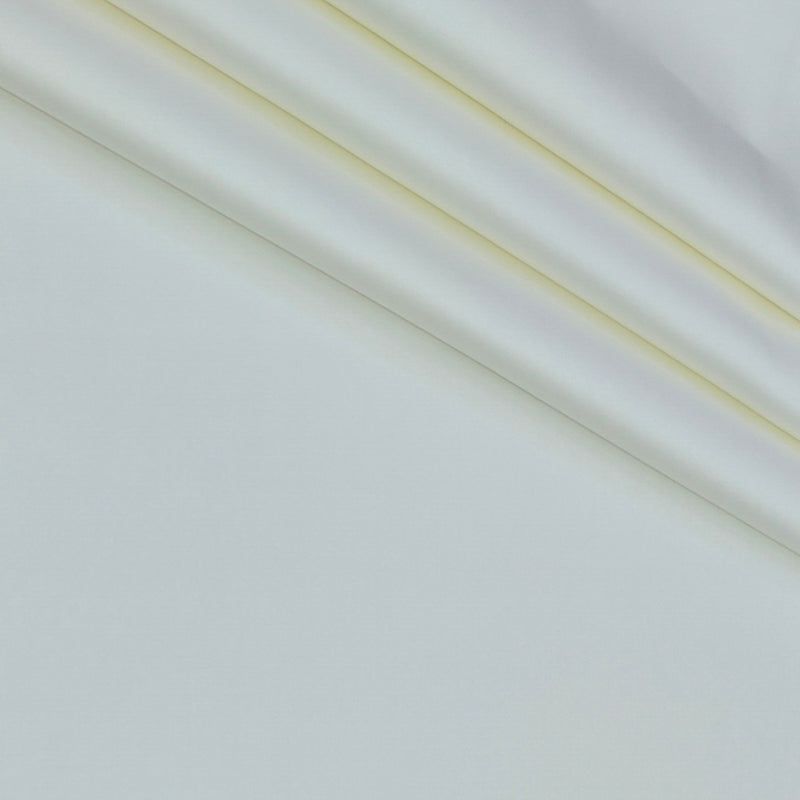 Shirt Fabric Soktas 80s Giza Cotton Plain Colour Off White