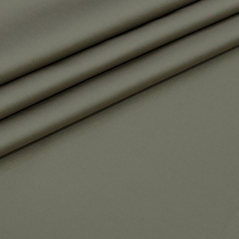 Shirt Fabric Soktas 80s Giza Cotton Plain Colour Dried Brown
