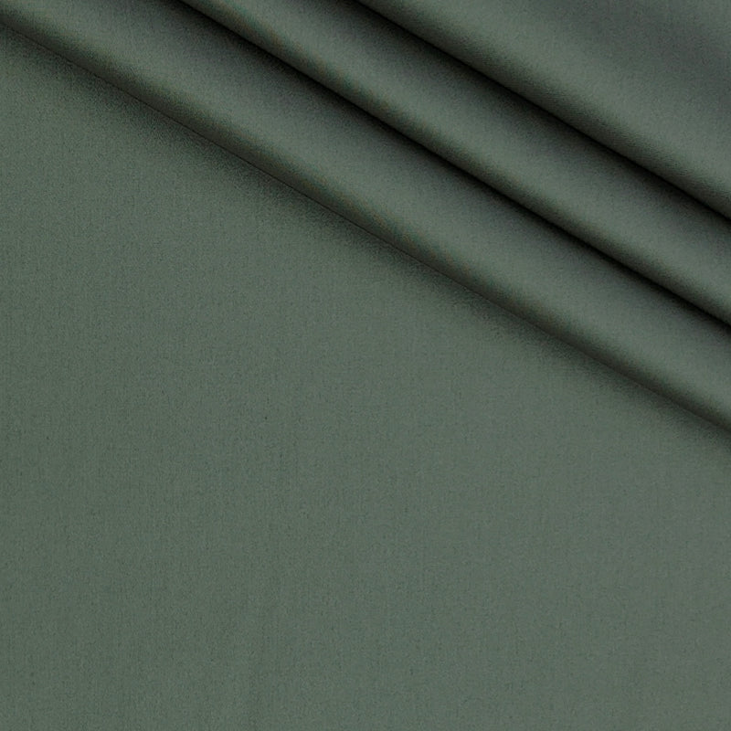 Shirt Fabric Soktas 80s Giza Cotton Plain Colour Sage Green