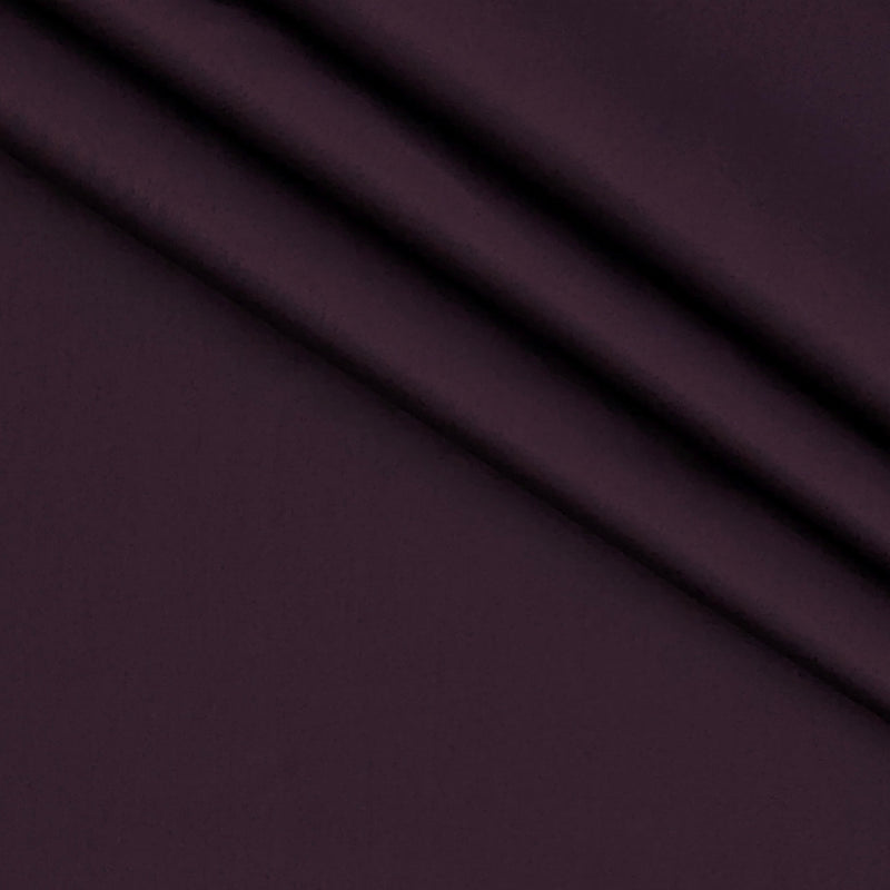 Shirt Fabric Soktas 80s Giza Cotton Plain Colour Dark Purple