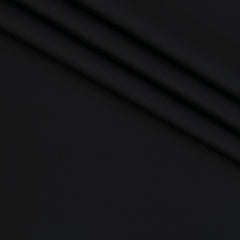 Shirt Fabric Soktas 80s Giza Cotton Plain Colour Black