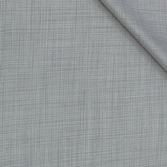 Trouser Fabric Raymond Poly Viscose Mix Check Colour Silver
